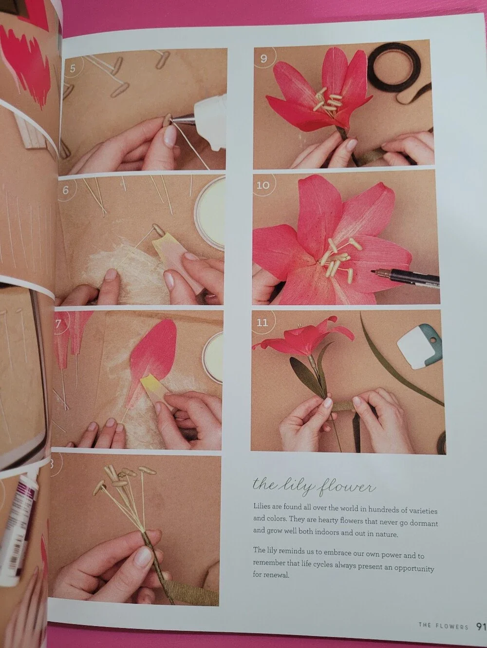 Crepe Paper Flowers Beginner's Guide Making & Arranging Book Lia Griffith (1639)